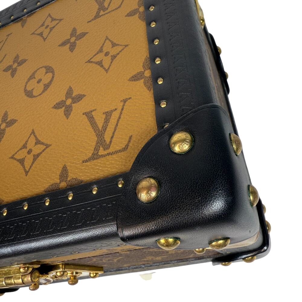 Louis Vuitton Reverse Monogram Trunk Coffret Tresor 24 box clutch case bag LV - Picture 12 of 16